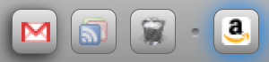 Site Launcher Opened sites, unopened sites, trash and active tabs